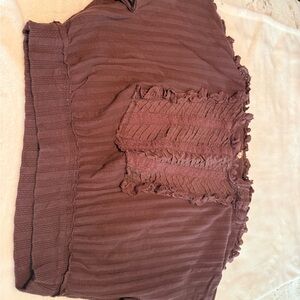 FP Movement by Free People Textured Brown Hoodie